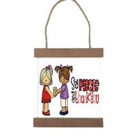 Back To School Cartoon Letter Wood Party Hanging Ornaments sku image 1