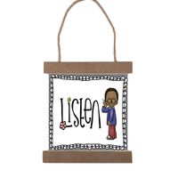 Back To School Cartoon Letter Wood Party Hanging Ornaments sku image 4