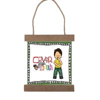 Back To School Cartoon Letter Wood Party Hanging Ornaments sku image 5