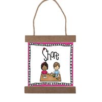 Back To School Cartoon Letter Wood Party Hanging Ornaments sku image 8