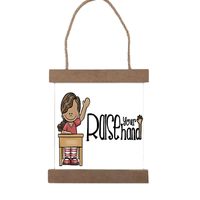Back To School Cartoon Letter Wood Party Hanging Ornaments sku image 6