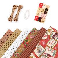 Christmas Cute Polka Dots Candy Paper Party Gift Wrapping Supplies sku image 7