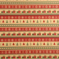 Christmas Retro Christmas Tree Elk Paper Party Gift Wrapping Supplies sku image 8