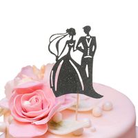 Human Paper Wedding Cake Decorating Supplies 3 Pieces main image 1