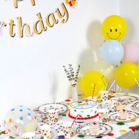 Birthday Cute Balloon Paper Party Tableware main image 3