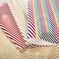 Birthday Fashion Stripe Paper Party Gift Wrapping Supplies main image 6