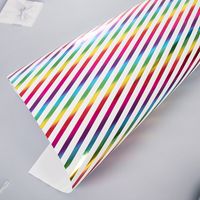 Birthday Fashion Stripe Paper Party Gift Wrapping Supplies sku image 3