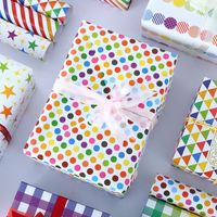 Birthday Cute Polka Dots Paper Party Gift Wrapping Supplies main image 2