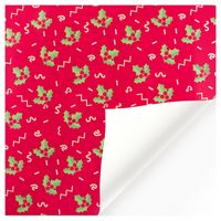 Christmas Cute Christmas Tree Santa Claus Coated Paper Party Gift Wrapping Supplies sku image 7