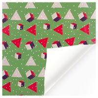 Christmas Cute Christmas Tree Santa Claus Coated Paper Party Gift Wrapping Supplies sku image 5