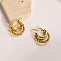Fashion Solid Color Stainless Steel Earrings Plating Stainless Steel Earrings main image 2