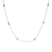 Einfacher Stil Herzform Rostfreier Stahl Halskette Überzug Edelstahl Halsketten sku image 1