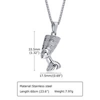 Fashion Human Stainless Steel Pendant Necklace Plating Stainless Steel Necklaces main image 5
