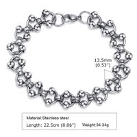 Fashion Solid Color Stainless Steel Bracelets main image 3