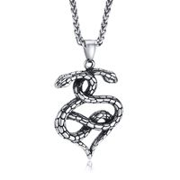 Fashion Snake Titanium Steel Pendant Necklace Plating Stainless Steel Necklaces main image 4