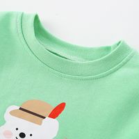 Cute Bear Cotton Printing Baby Clothes main image 4