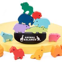 Creative Early Childhood Educational Wooden Assembled Puzzle Toys main image 4