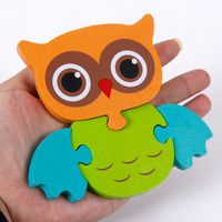 New Style Children's 3d Wooden Cartoon Model Puzzle Toys main image 5