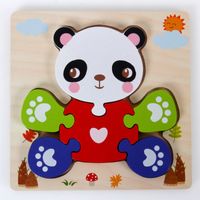 New Style Children's 3d Wooden Cartoon Model Puzzle Toys sku image 15