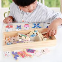 Rätsel Kleinkind (3-6 Jahre) Tragen Holz Spielzeug sku image 2