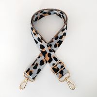 New Leopard Print Wide Adjustable Shoulder Crossbody Long Strap Bag Accessories sku image 35