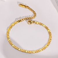 Fashion Solid Color Stainless Steel Plating Bracelets Necklace sku image 1