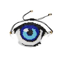 Miyuki Rice Beads Hand-woven Demon Eye Bracelet Personality Ethnic Style Jewelry sku image 46