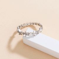Classic Style Square Star Heart Shape Copper Open Ring Plating Zircon Copper Rings 1 Piece main image 7