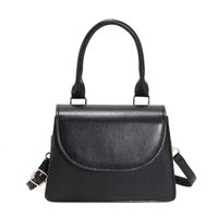 Women's Small Pu Leather Solid Color Basic Square Magnetic Buckle Crossbody Bag main image 3