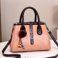 Women's Large All Seasons Pu Leather Classic Style Handbag sku image 8