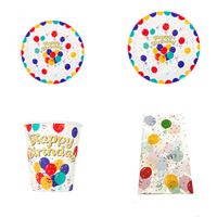 Birthday Cute Balloon Paper Party Tableware sku image 14