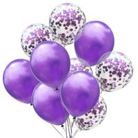 Birthday Solid Color Emulsion Party Balloons 10 Pieces sku image 8