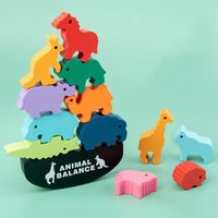 Creative Early Childhood Educational Wooden Assembled Puzzle Toys sku image 1
