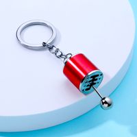 Novelty Solid Color Alloy Plating Bag Pendant Keychain sku image 4