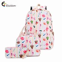 Cute Gradient Color Square Zipper Fashion Backpack sku image 1