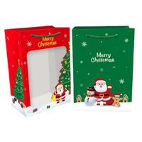 Christmas Cute Christmas Tree Snowman Paper Party Gift Bags main image 2