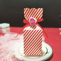 Valentine's Day Birthday Fashion Stripe Paper Wedding Gift Wrapping Supplies sku image 4