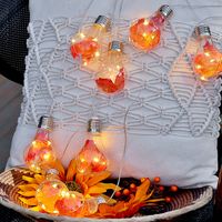 Halloween Cute Maple Leaf Plastic Party String Lights main image 2