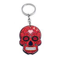 Funny Skull Plastic Bag Pendant Keychain 1 Piece sku image 2