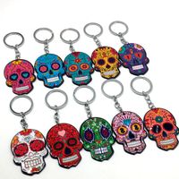 Funny Skull Plastic Bag Pendant Keychain 1 Piece main image 5