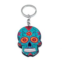 Funny Skull Plastic Bag Pendant Keychain 1 Piece sku image 7