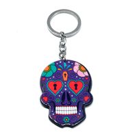 Funny Skull Plastic Bag Pendant Keychain 1 Piece sku image 9