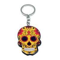 Funny Skull Plastic Bag Pendant Keychain 1 Piece sku image 8