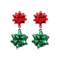 Fashion Christmas Tree Bell Snowflake Alloy Rhinestones Ear Studs sku image 61