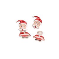 Fashion Santa Claus Christmas Socks Bell Epoxy Alloy Earrings sku image 53