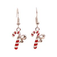 Fashion Santa Claus Christmas Socks Bell Epoxy Alloy Earrings sku image 23