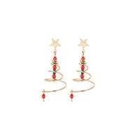 Fashion Santa Claus Christmas Socks Bell Epoxy Alloy Earrings sku image 88