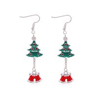 Fashion Santa Claus Christmas Socks Bell Epoxy Alloy Earrings sku image 51