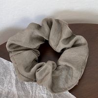 Simple Style Solid Color Cloth Hair Tie main image 3