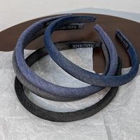 Retro Solid Color Cloth Hair Band main image 1